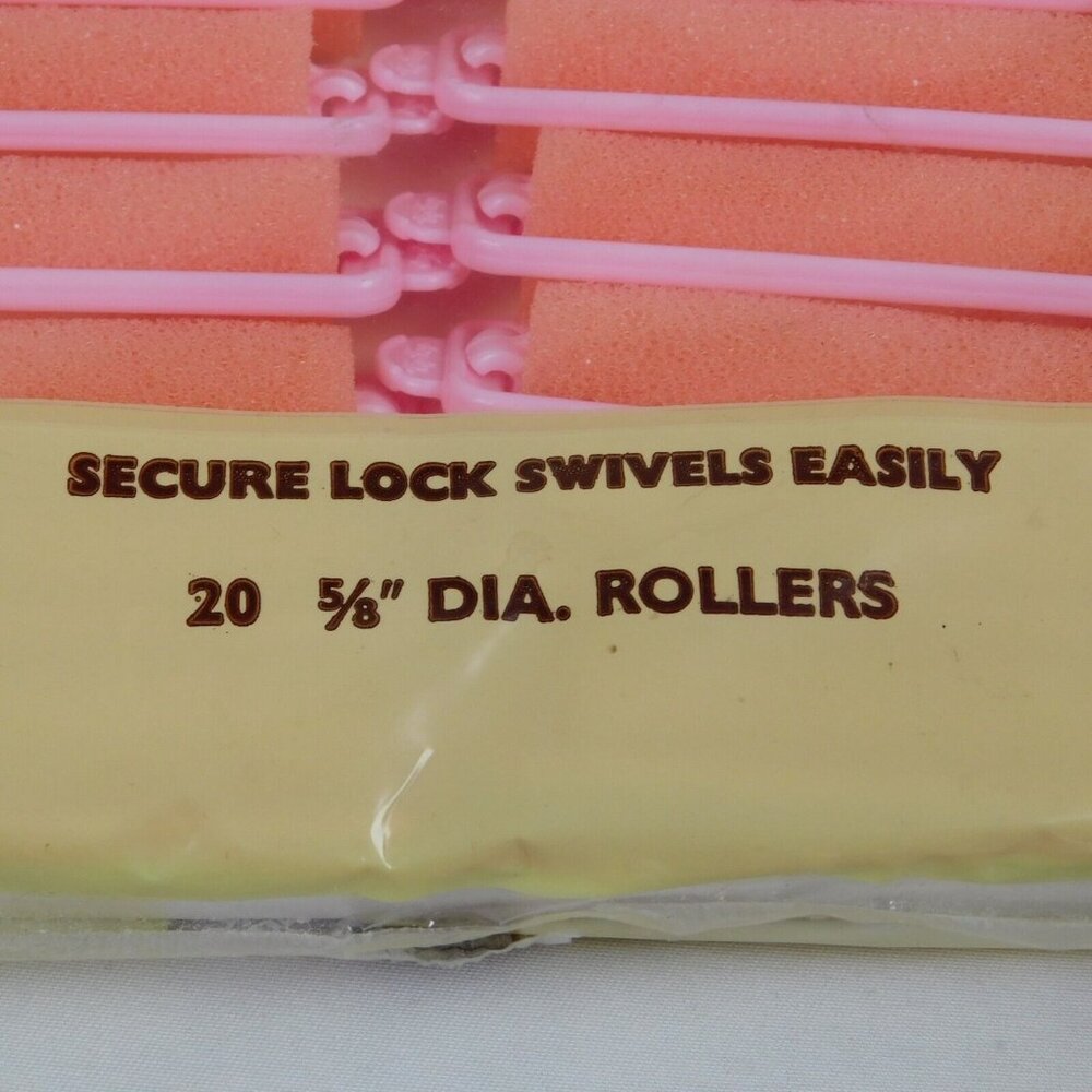 Tip Top Original Soft-Sleeping Foam Cushion Roller Qty 20 Pink 5/8" Dia. New NOS - Picture 3 of 5